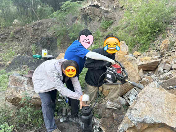 關于背包式地質(zhì)鉆機交付培訓